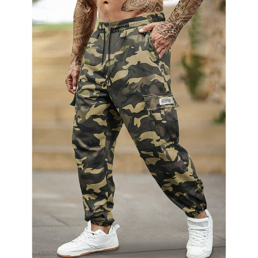 Men Camouflage Outdoor Casual Pants Multiple Pockets